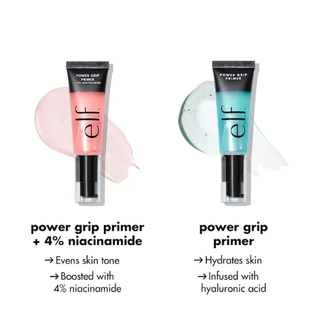 Elf Power Grip Primer Gel-based Moisturizing Face Primer For Firming Makeup Gel Front Isolation Light Texture Beauty