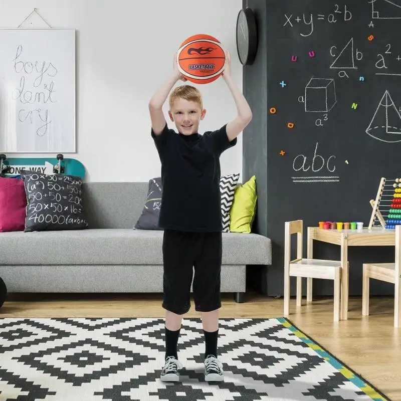 Quiet Basketball Mute Basketball Low Noise Indoor Training Ball Highly Elastic Practice Ball for Indoor Outdoor Basketball GamesW251115