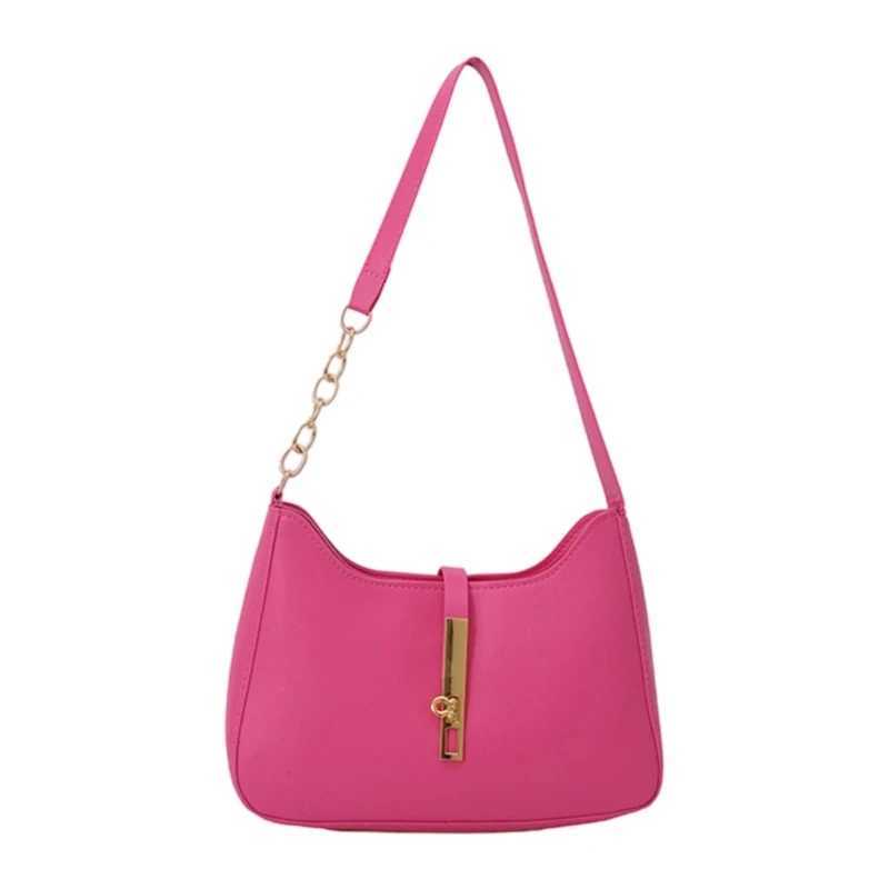 Women Bag PU Leather Underarm Bag Korean Styles Armpit Bag Shopping Dating Bag Fashion Handbag Purse Simple Shoulder BagW251117