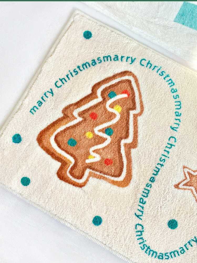 VIAKAMA Christmas Tree Runner Rug Home Bedroom Decoration Washable Non Slip Rug for Kitchen Living Room Hallway Laundry Door MatM251117