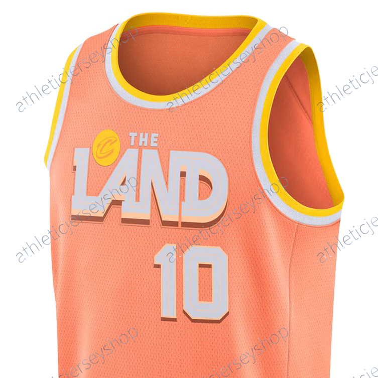 Mitchell 2025/26 City Edition Jerseys Garland Mobley V-neck Breathable polyester fiber is perfect for sports