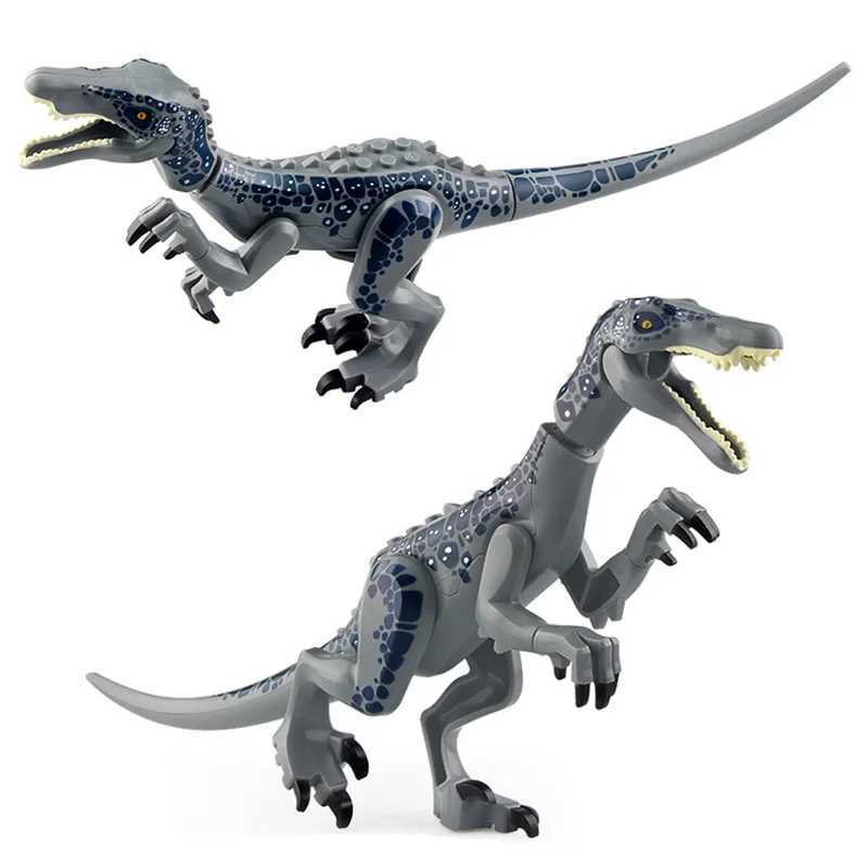 Jurassic Dinosaur World Large Dinosaur Characters Building Blocks Velociraptor T-Rex Triceratops Indominus Rex Childrens ToysY2504176X6K