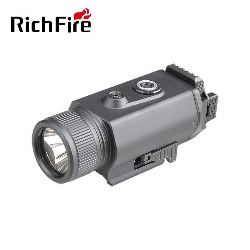RichFire Magnetic Tactical Flashlight 2400LM White Light Laser 2 in 1 Hunting Accessories 20mm Standard Mount M251117