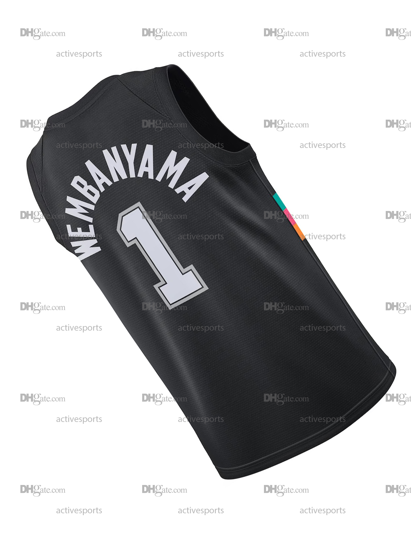 Custom 1 Wembanyama 2026 City Edtion Basketball Jersey Castle Fox Vassell Sochan Kornet Johnson Ingram Barnes Stitched