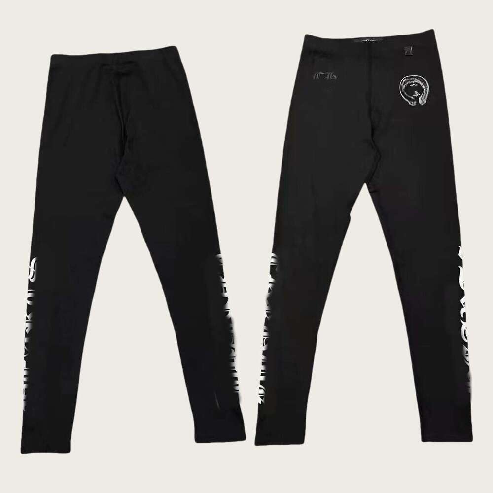 Chrome Shirt Leggings Clothing High Quality T Shirt Designer Brand Black T Shirt Bottoms Cotton Leggings Womens hiphop Casual High Top hu d3