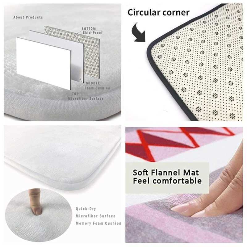 New Christmas Creativity Decoration Carpet for Living Room High-end Sofa Area Rug Bedroom Bedside Entrance Door Mat CustomizableM251117