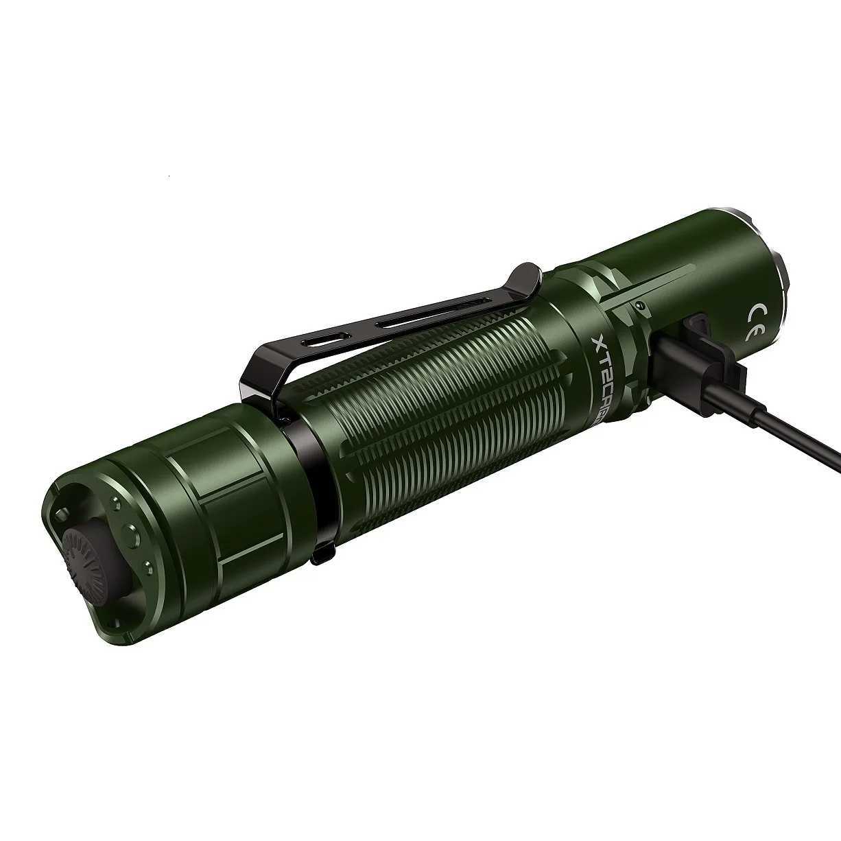 Klarus XT2CR PRO Police LED Flashlight 2100LM Torch Lighter with 18650 Battery for Camping Self Defense Hiking M251117