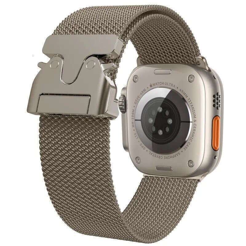 Suitable For S10 Apple Watch Milanese New S987 Stainless Steel Ultra2 Watch Strap