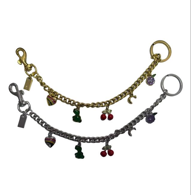 Fashion Bag Charm Luxury keychain for Women cute bag charms Keychains cherry dinosaur Classic Pendant chain Key Rings quality Refreshing Style key chain Lanyards