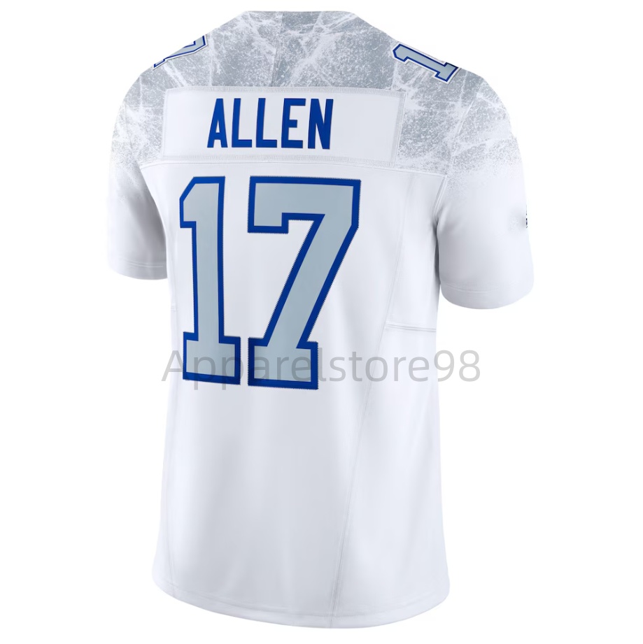 Josh Allen stitched football jerseys Stefon Diggs James Cook Keon Coleman 2026 men women youth S-3XL game jersey
