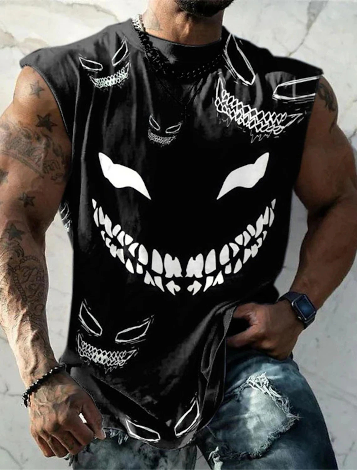 Sports Vest Mens Lo… - image