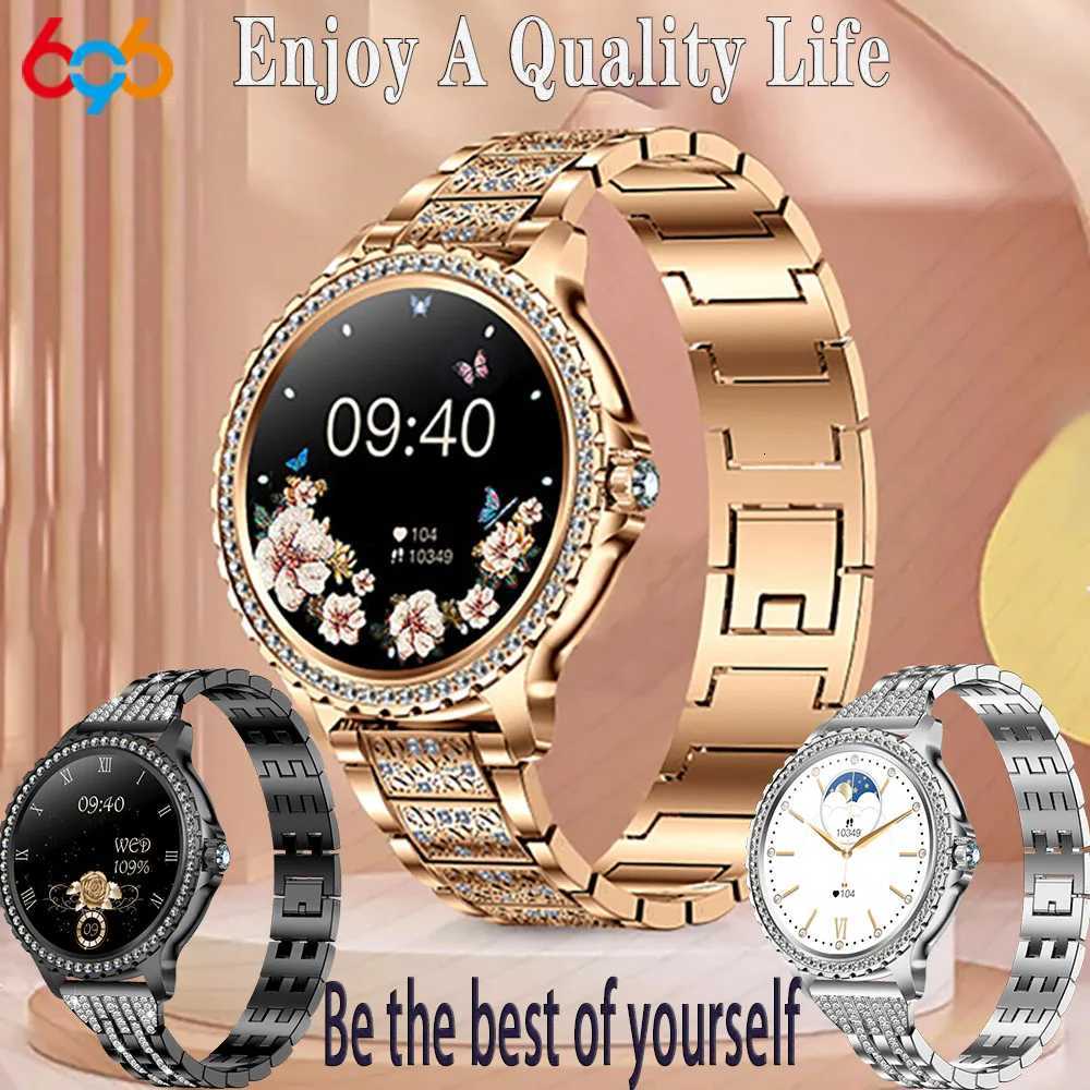 2025 New Blue Tooth Call Woman Smart Watch Man Sports Fitness Bracelet Waterproof Body Temperature Smartwatch For Android IOSM251117