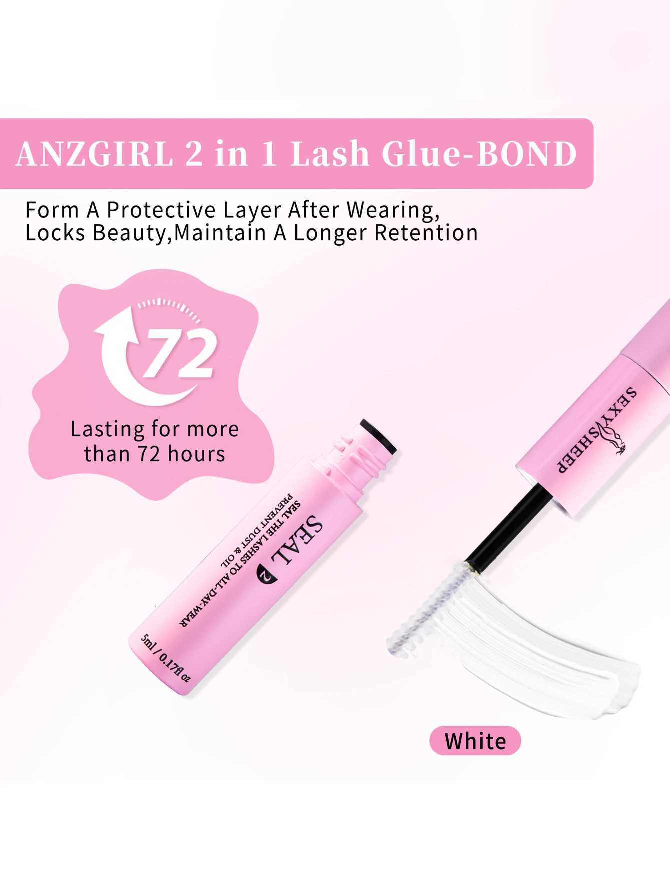 DIY Eyelash Clusters Kit Large Capacity with Lash Bond Seal Lash Tweezers Fluffy Eyelash Extensions Kit DIY at HomeT251117