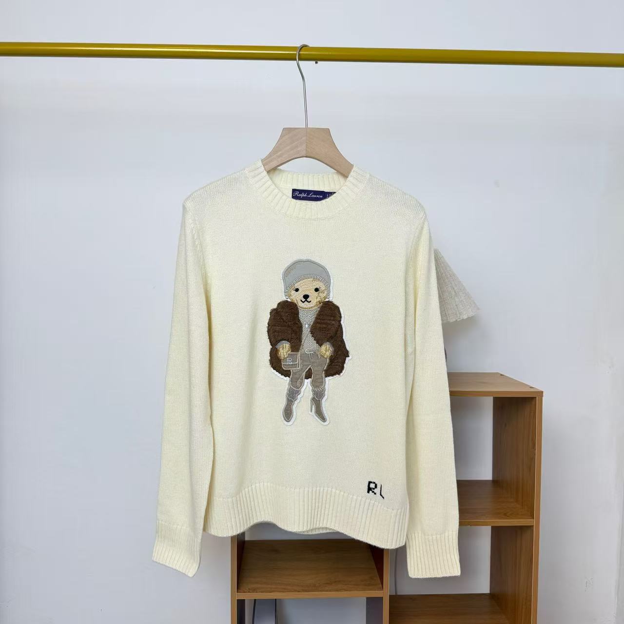 Womens sweaters 2025 Sweater Winter Soft Basic Women Pullover Cotton Bear Pulls Knitted Jumper Top Sueters De Mujer S251125