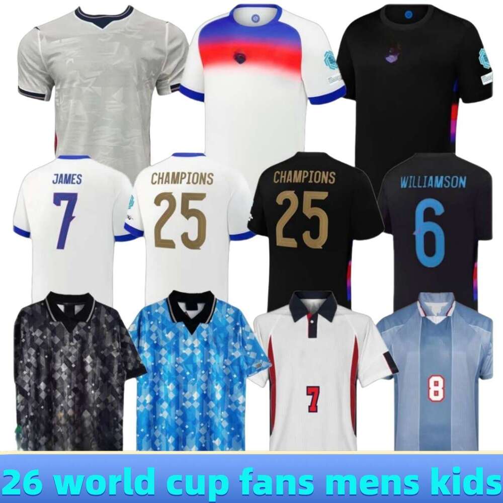 26 world cup Soccer Jerseys final Bellingham PALMER MAINOO 26 27 kane rice saka football shirt KELLY Russo camisa de futebol WOMEN Men Kids home away kit uniform MEAD