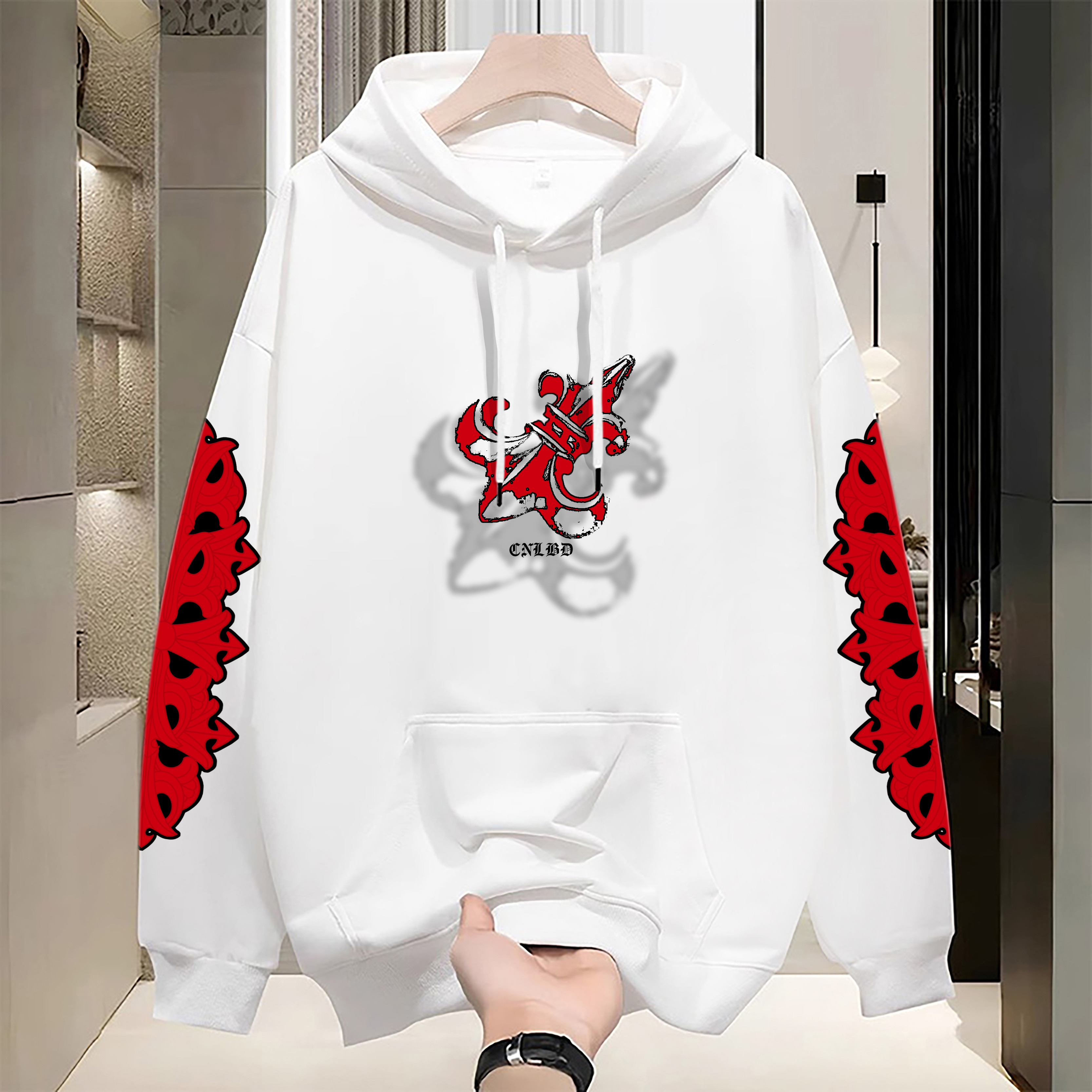 Designer Men's Hoodies Luxury Brands Casual Memories Collection Zip-Up Hoodie Grunge Streetwear Sweatshirt Men Top Goth Oversized Womens Clothing
