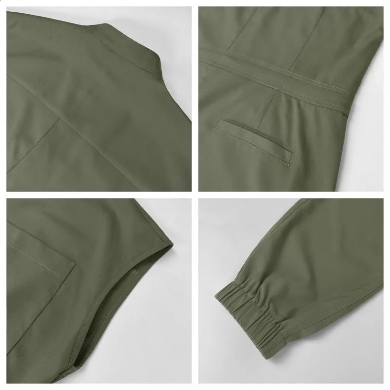 Jumpsuits Scrubs Uniform Short Sleeve Nursing Workwear Nursing Uniforms Women Men Pet Doctor Scrub Workwear 250415