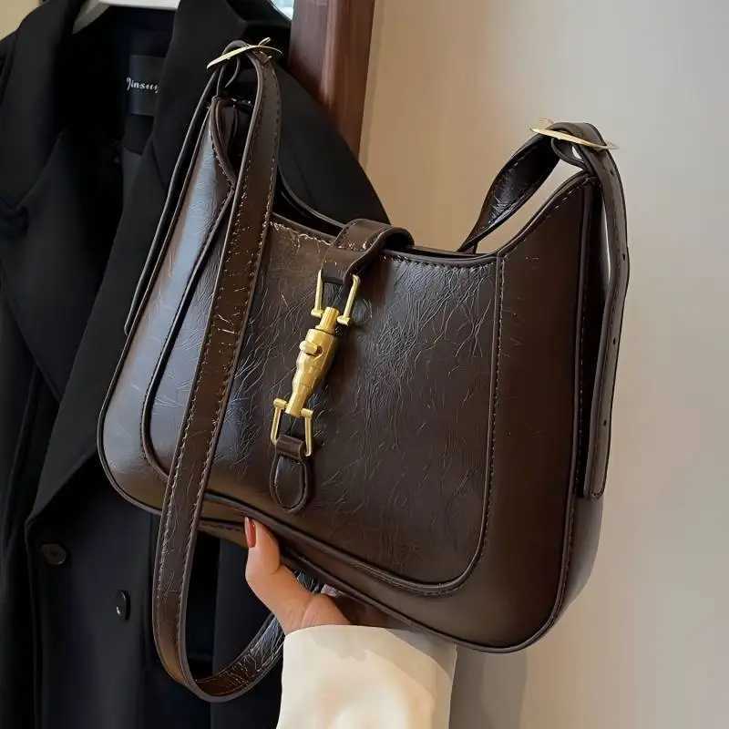 High-end style bag designer womens bag - 2025 new vintage luxury crossbody bag versatile single shoulder strap bagW251117
