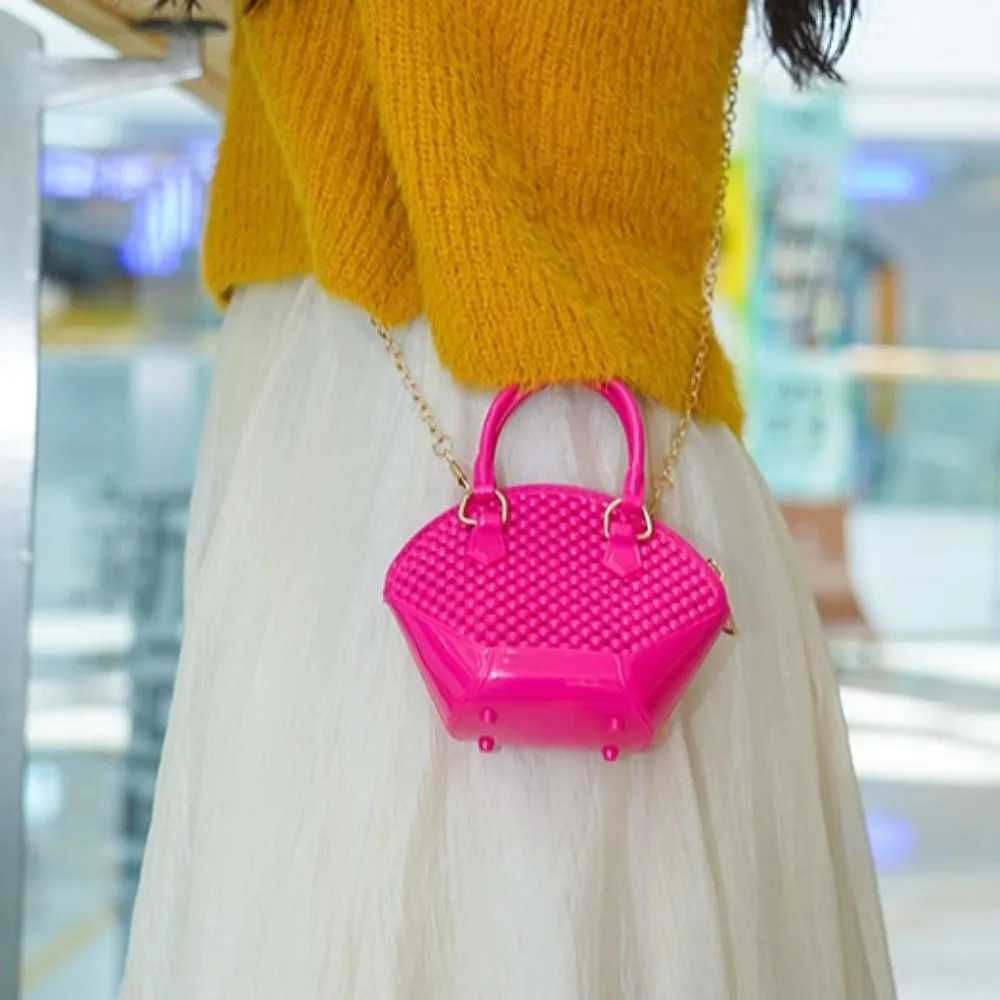 Fashion Womens Bag One Shoulder Hand-held Crossbody Bag Chain Jelly Bag Mini Pearl Shell BagW251117