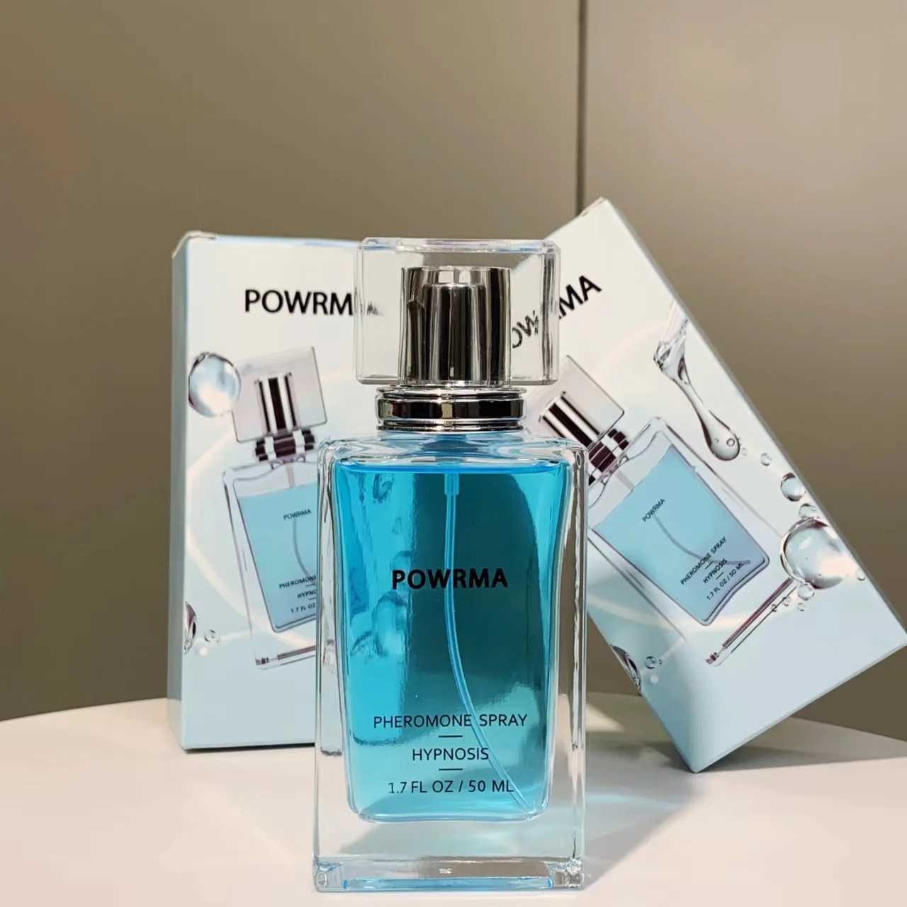 50ml POWRMA Long Lasting Pheromone Perfume Spray for Men Women Pheromone Hypnosis Spray Perfume Dating Perfume GiftW251117