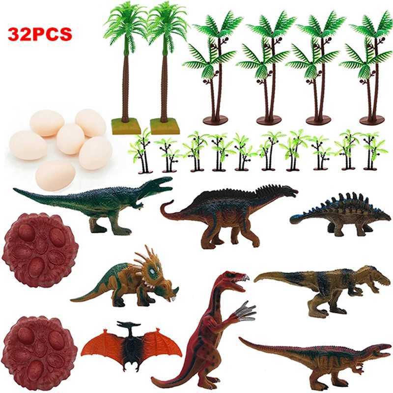 Prehistoric Jurassic Dinosaur World Pterosaur Saichania Animal Model Action Picture PVC High Quality Childrens Toy Gift L260129