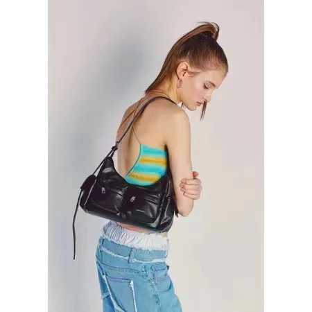 Korean luxury bag SAMO ONDOH Hong Eun chaes same motorcycle bag Samoondoh Song Yuqis arm same shoulder bag Y250417