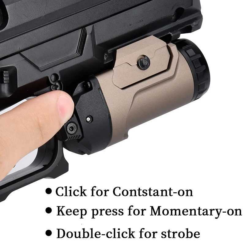 Tactical FOXTROT2R 700 Lumen Universal flashlight Multifunctional outdoor rain splash prevention FOXTROT Pistol Light M251117