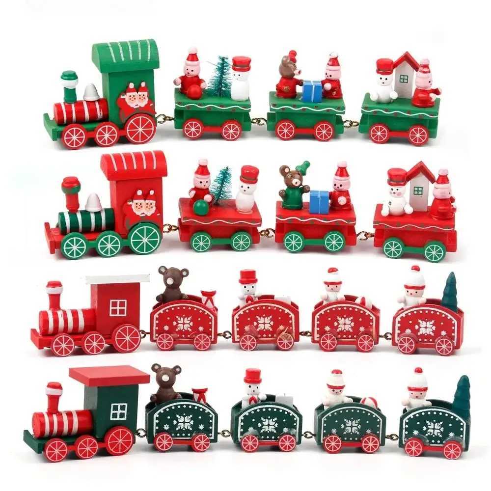 Christmas Train Merry Christmas Decorations For Home 2025 Cristmas Ornament Xmas Navidad Noel Gifts Happy New Year 2026 Gifts J251117