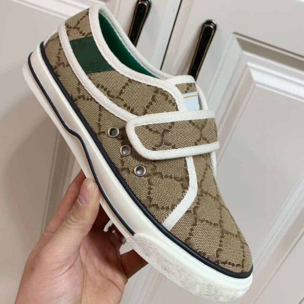 Designer Tennis 1977 Sneakers Canvas Shoes Woman Man Loafer White Blue Green Rubber Sole Letter Embroidery Casual Shoe is n gucciis guccis gg guccisneakers MRMT