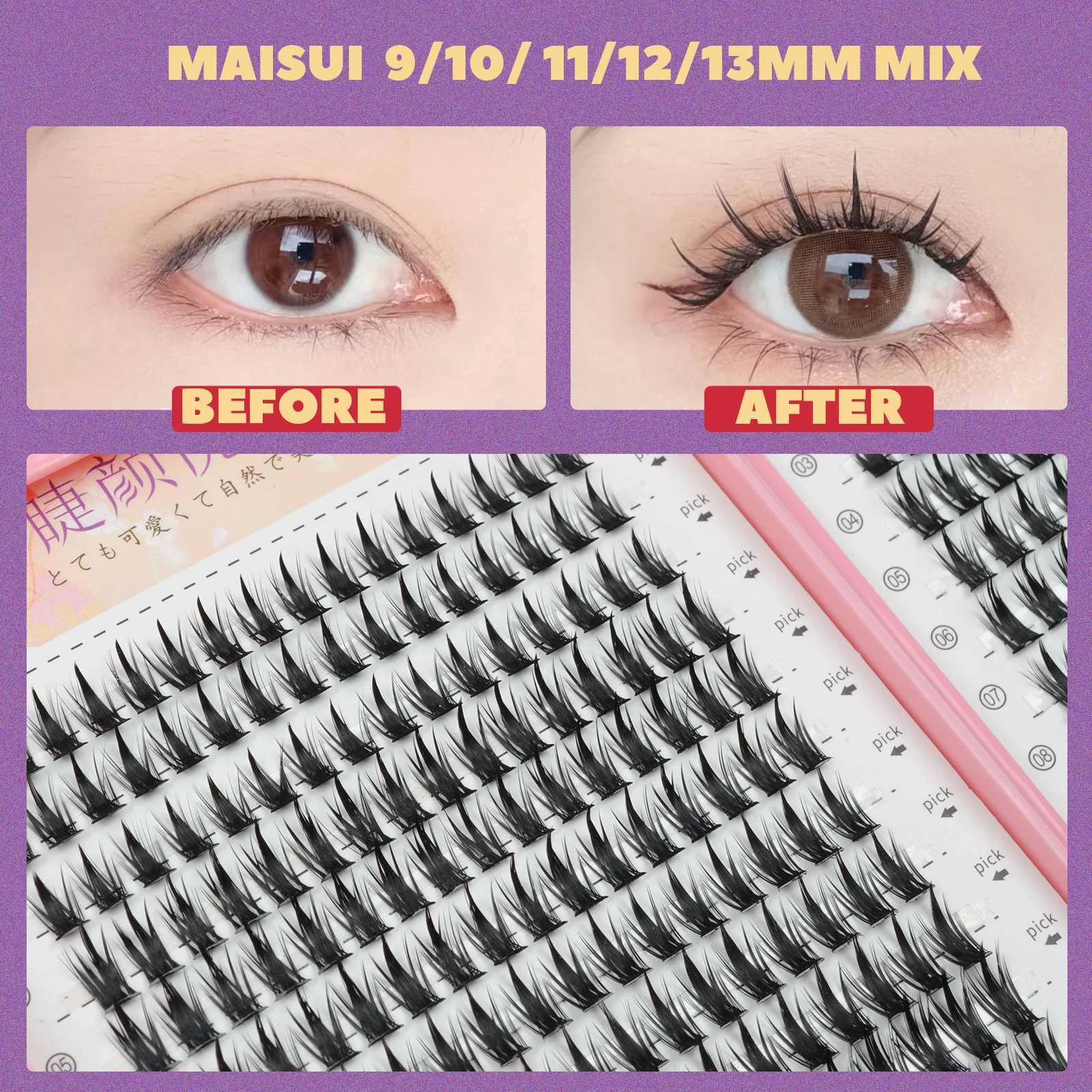False Eyelashes High-capacity Natural Wispy Cluster Lashes 32 Rows DIY Lash Extension Supplies High Quality Professional MakeupT251117