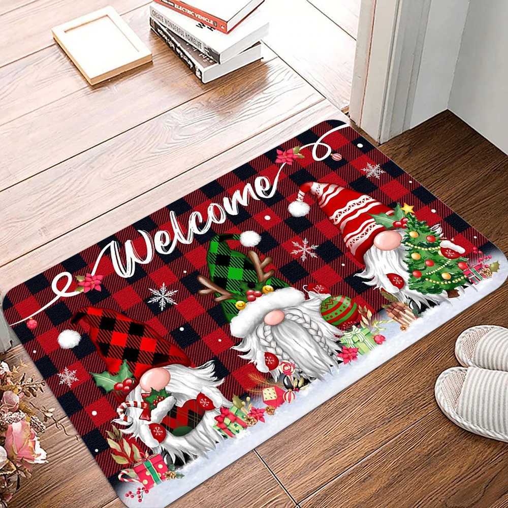 Autumn and Winter Christmas Halloween Welcome Doormat Carpet for Living Room Bedroom Kitchen and Laundry Rug Floor MatM251117