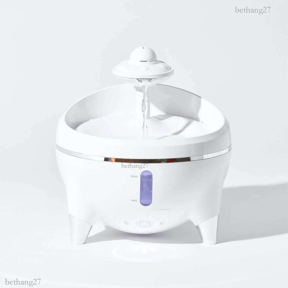 Bueteka Spaceship Ultra-Quiet Dog & Cat Water Fountain, 54.1-oz