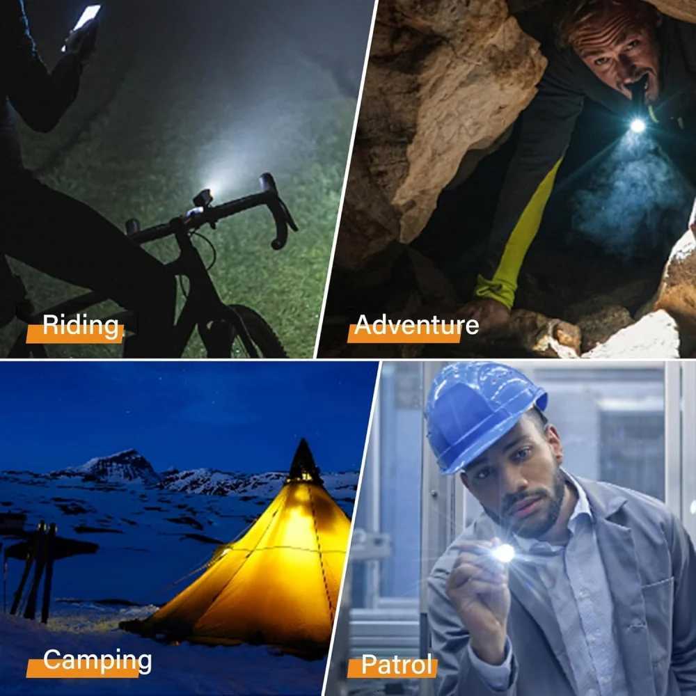 Portable Rechargeable LED Work Light Mini Magnetic Flashlight COB Side Light Mini Outdoor Flashlights Portable Torch Light M251117