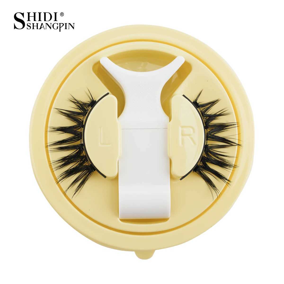 SHIDISHANGPIN Magnetic Eyelashes 1 Pair Handmade 3D Mink Lashes Reusable False Eyelashes Set Natural Fake Eyelash Tweezers ToolT251117