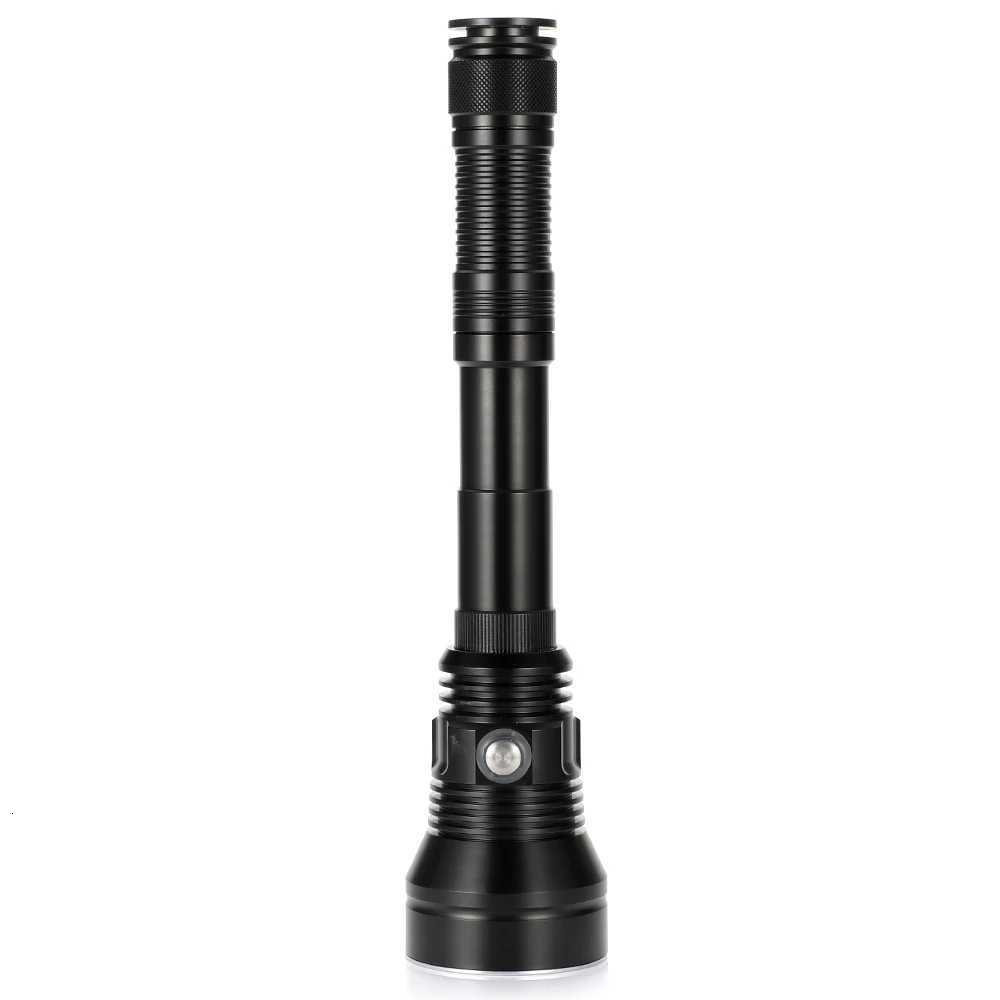 New Outdoor Powerful XHP702 LED Diving Flashlight 150M Submarine Tactics Torch Photography Hunting Catch Fish Lamp M251117