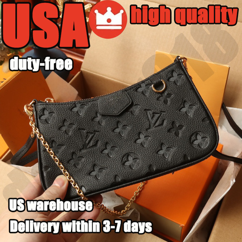 Designer bag shoulder bag L0uis vu1t0nhandbag leather fashion diagonal cross bag chain embossed letters armpit luxury women wallet l0