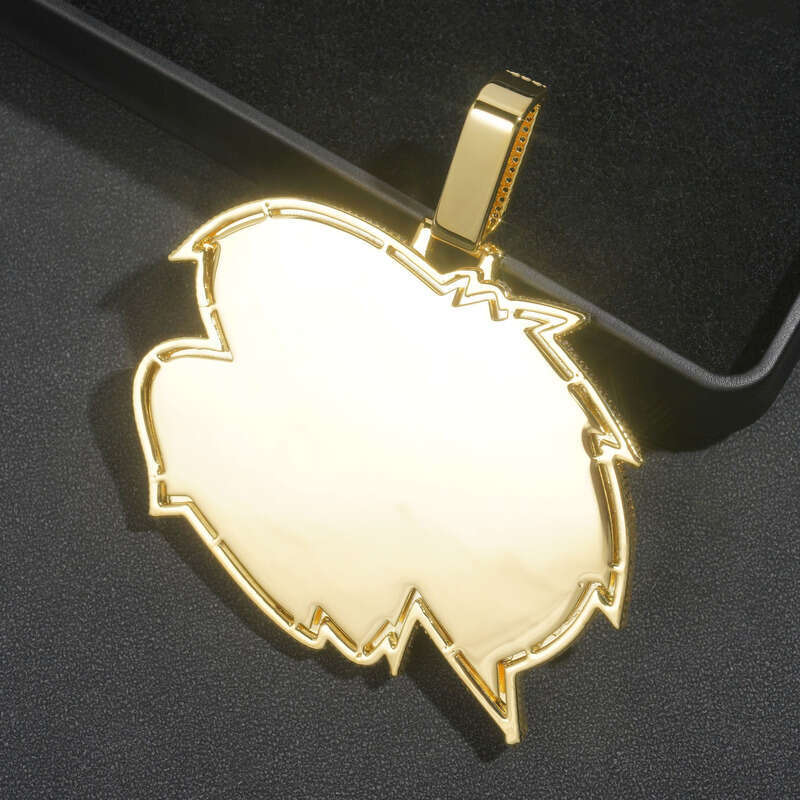 Jewelry Gold 925 Iced Out VVS Moissanite Cuban Ring Hiphop Pass Dias Tester Cuban Link Chains Pendant Fashion High Quality Women Mens Gift Moissanite 