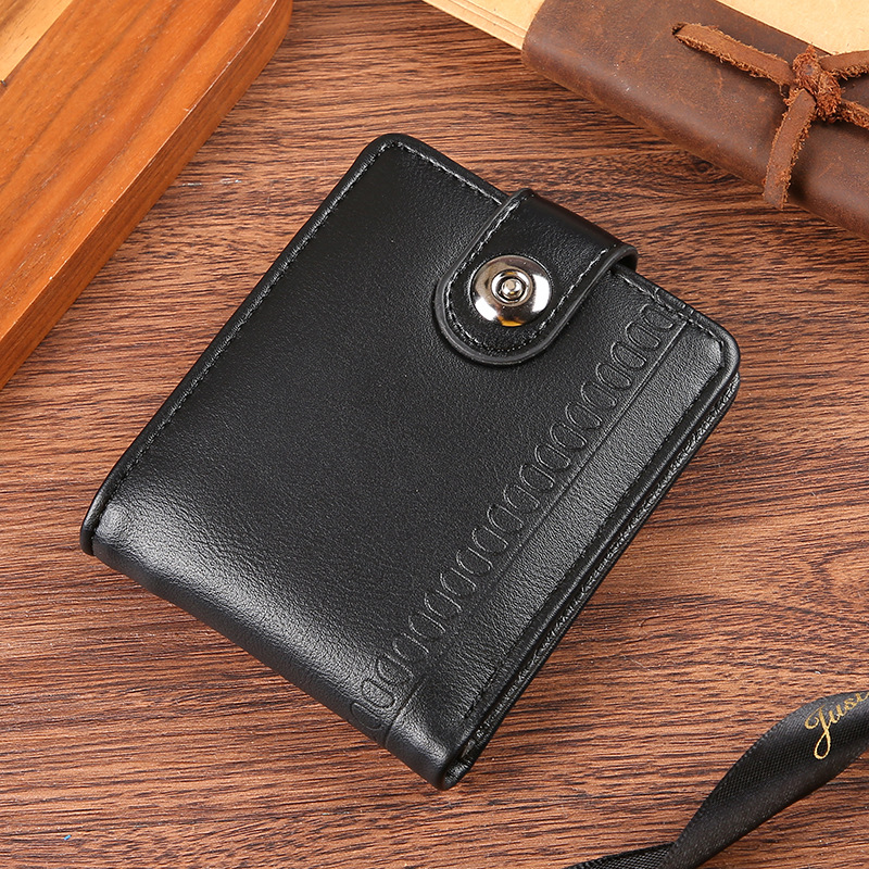 horizontal wallet male PU business fashion multi-card large capacity multi-function card bag retro banknote holder manufacturer direct supply