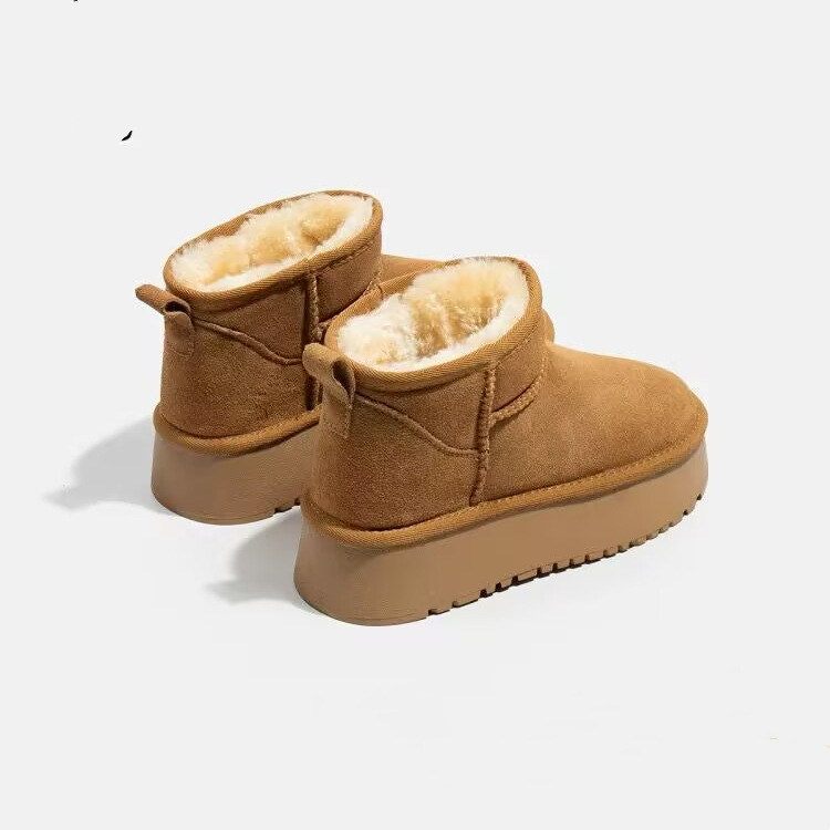 Free Shipping Designer Casual Shoes Thick soled anti slip snow boots for women new winter warm plush thick cotton shoes Classy