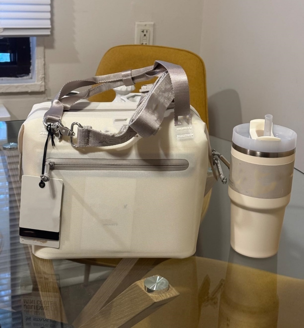 US Warehouse All Day Julienne Mini Soft Cooler Lunch Bag Box 10-Can Recycled Polyester Cooler 12-Hour Cooling Travel Cooler Bags 0730