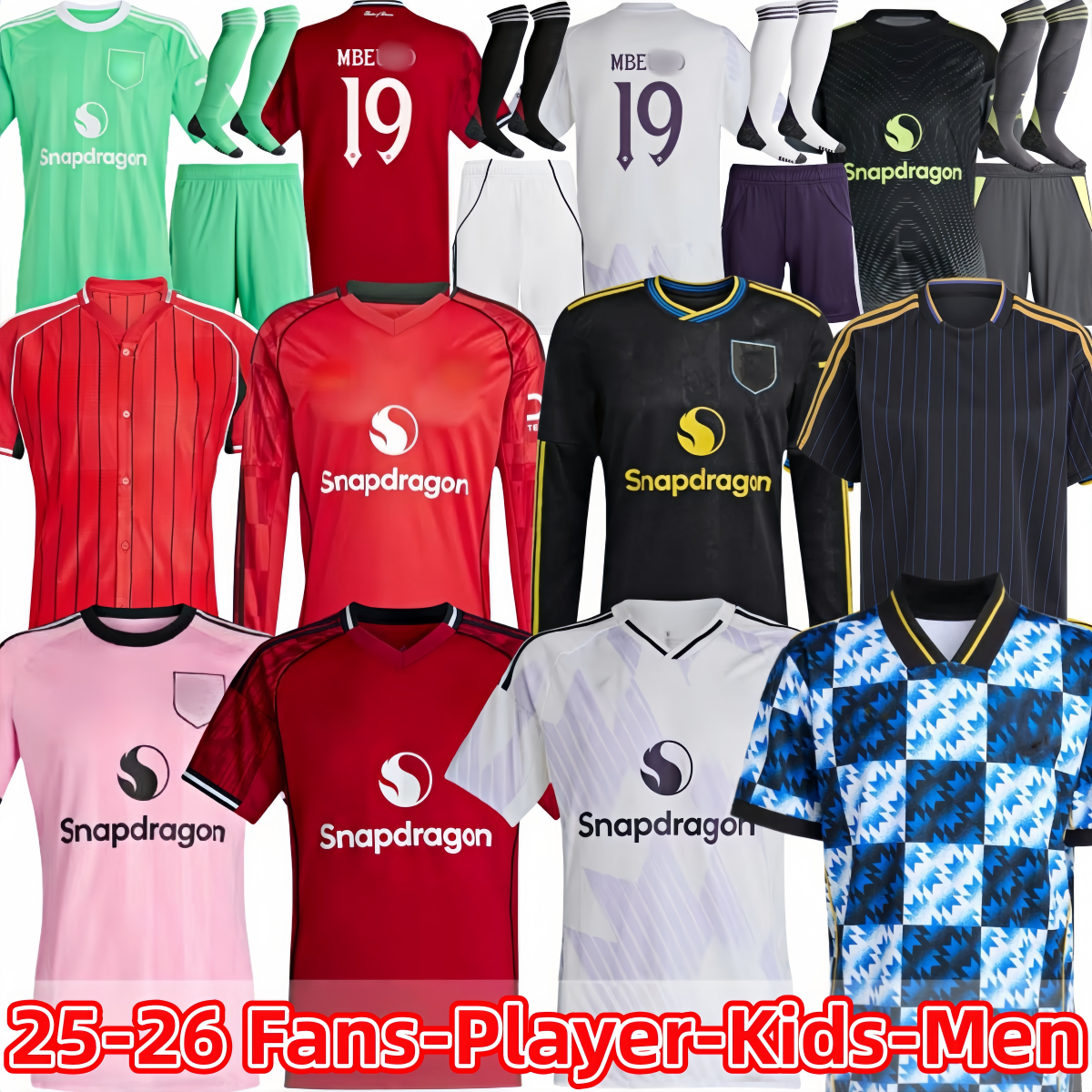 25 26 Manchest eer United Soccer Jerseys GARNACHO HOJLUND MARTINEZ CASEMIRO Casemiro Retro football shirt kids kit 3XL 4XL