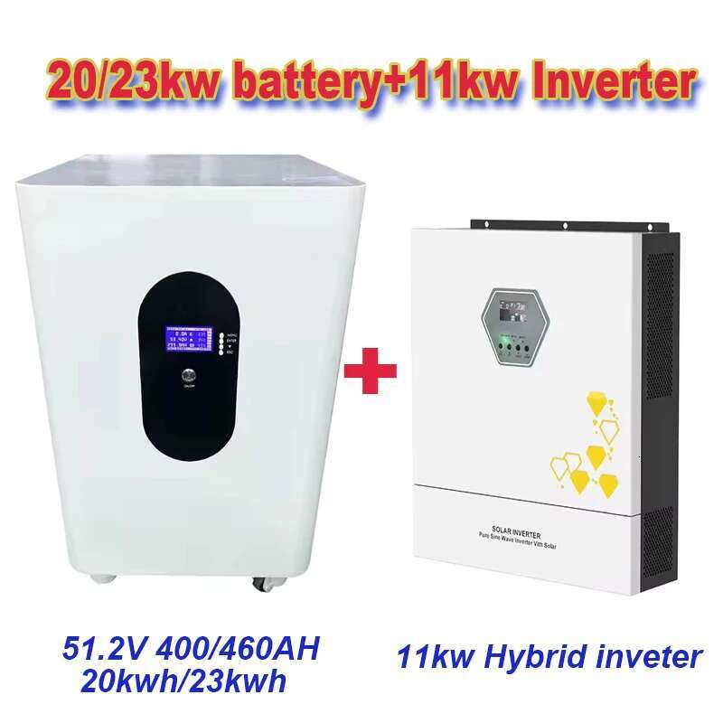 Hot sale 48V 51.2V 300Ah 400Ah 460AH 15kw 20kw 24kw Lithium ion Battery 11KW Hybrid inverter Solar Energy Storage Power Bank