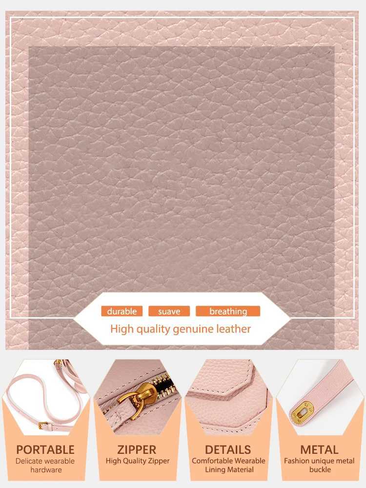 Women Genuine Leather Pillow Bag High Quality Metal Hardware Top Handle Ladies Handbag Small Boston Tassel For Girls Grey PinkW251115