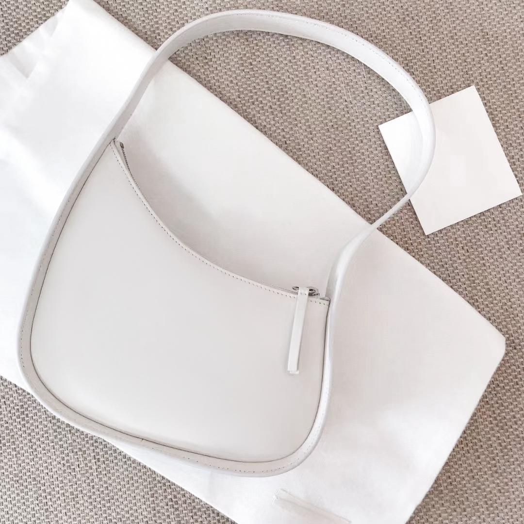 DHlanhai Mirror quality Mens s half moon Bag Womens designer tote shoulder clutch hobo pochette crossbody camera bags Cowhide black handbags shopping 