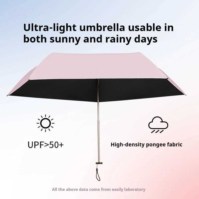 Carbon fiber lightweight compact and portable sun umbrella with sun protection and UV protection pencil feather umbrella C251117