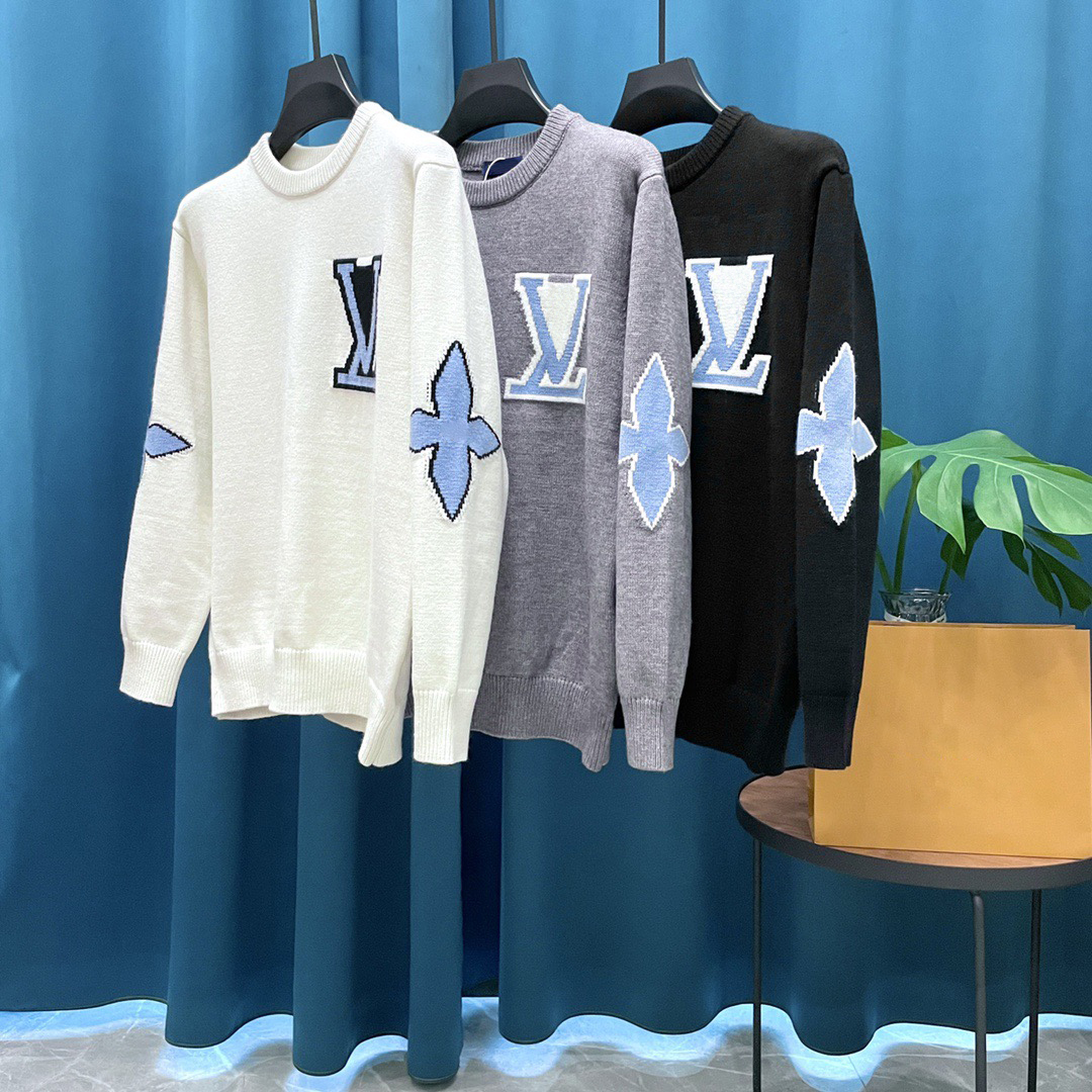 2025 Mens sweater designer sweater Man Long Sleeve Fashion essentielss Clothing Sweaters knit sweater Embroidery Knitwear Winter Clothes Plus size S-XL