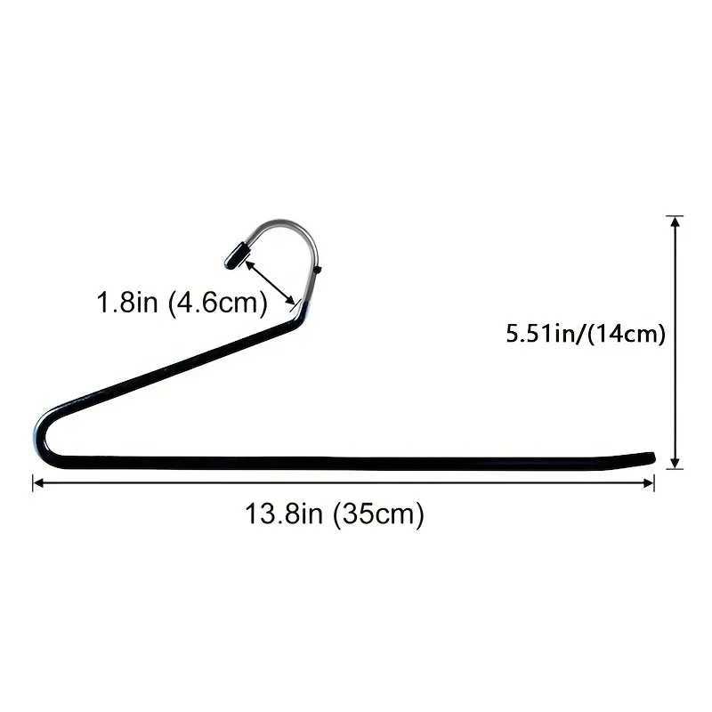 10-piece Space-saving Goose-shaped Z-type Trouser Hangers Durable Metal MaterialMulti-functional Trouser StorageHome Supplies C251117