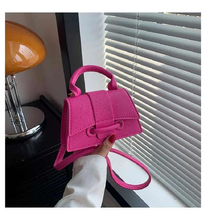 Mini Messenger Shoulder Bag Fashion Designer PU Handle-top Crossbody Bag Female Trendy Square Leather Pouch Coin Purses Z250512