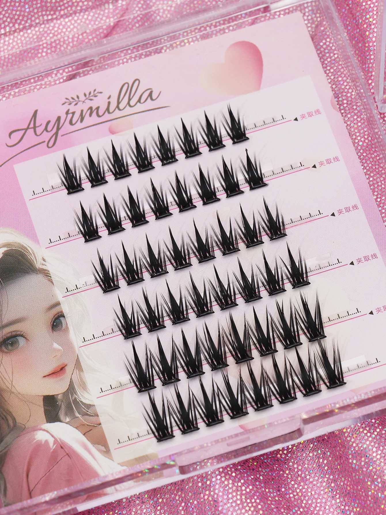 Clusters of natural false eyelashes in various styles essential for travel Fluffy and soft 3D mink eyelashes long eyelashesT251117
