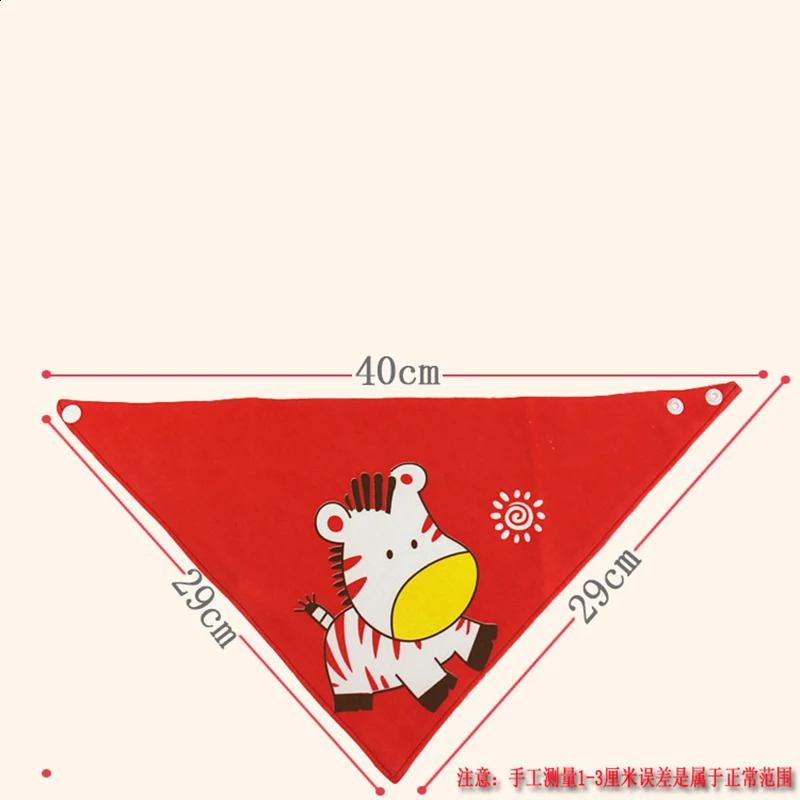 5 baby bibs soft cotton slippers cute triangular scarves comfortable and teeth towels Saliva suitable for borns 250414z